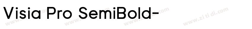Visia Pro SemiBold字体转换 Visia Pro SemiBold字体转换